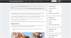 Desktop Screenshot of clearviewbaptist.us