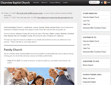 Tablet Screenshot of clearviewbaptist.us